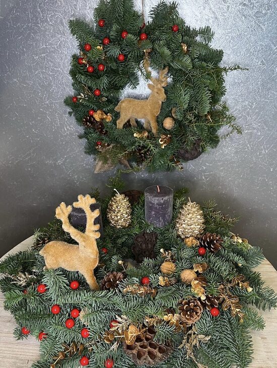 Adventes vainagu meistarklases